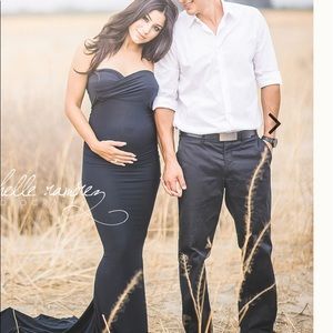 Sew Trendy Maternity long gown